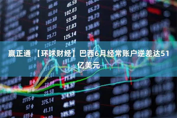 赢正通 【环球财经】巴西6月经常账户逆差达51亿美元