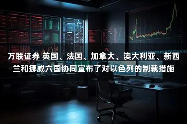 万联证券 英国、法国、加拿大、澳大利亚、新西兰和挪威六国协同宣布了对以色列的制裁措施